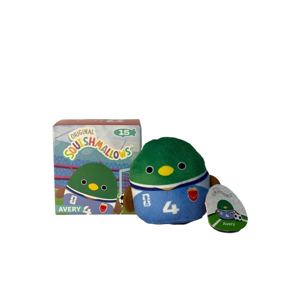 McDonalds Happy Meal toy Squishmallows #15 Avery FIFA Soccer Plush with Box
